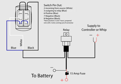 LED Whip Wiring Harness