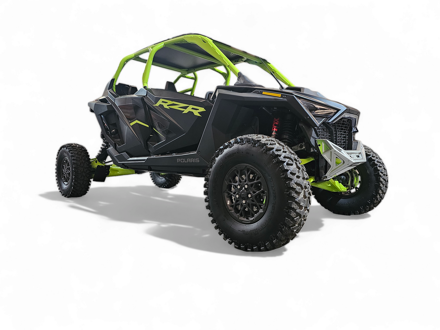 Polaris RZR Pro R / Pro S / Turbo R Machined Front Winch Bumper (Clear Anodized)
