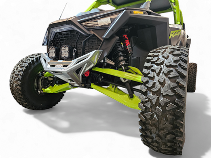 Polaris RZR Pro R / Pro S / Turbo R Machined Front Winch Bumper (Clear Anodized)