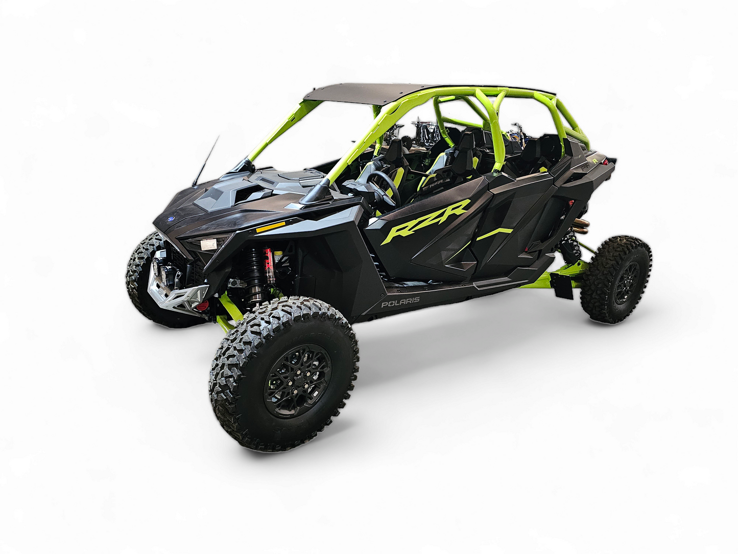 Polaris RZR Pro R / Pro S / Turbo R Machined Front Winch Bumper (Clear Anodized)