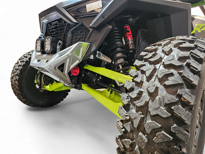 Polaris RZR Pro R / Pro S / Turbo R Machined Front Winch Bumper (Clear Anodized)