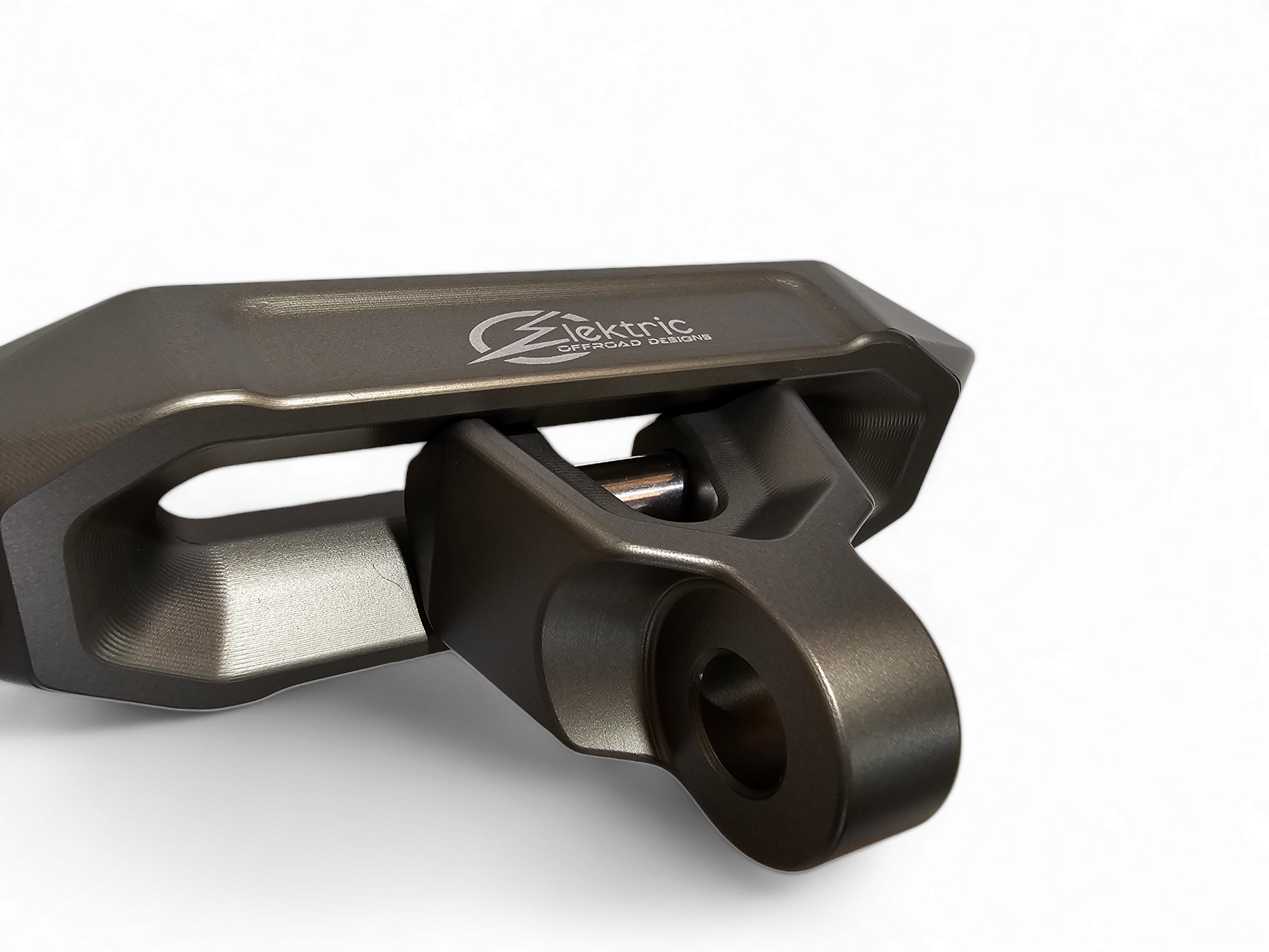 Elektric Offroad Designs UTV Winch Fairlead and Hook (Gunmetal)