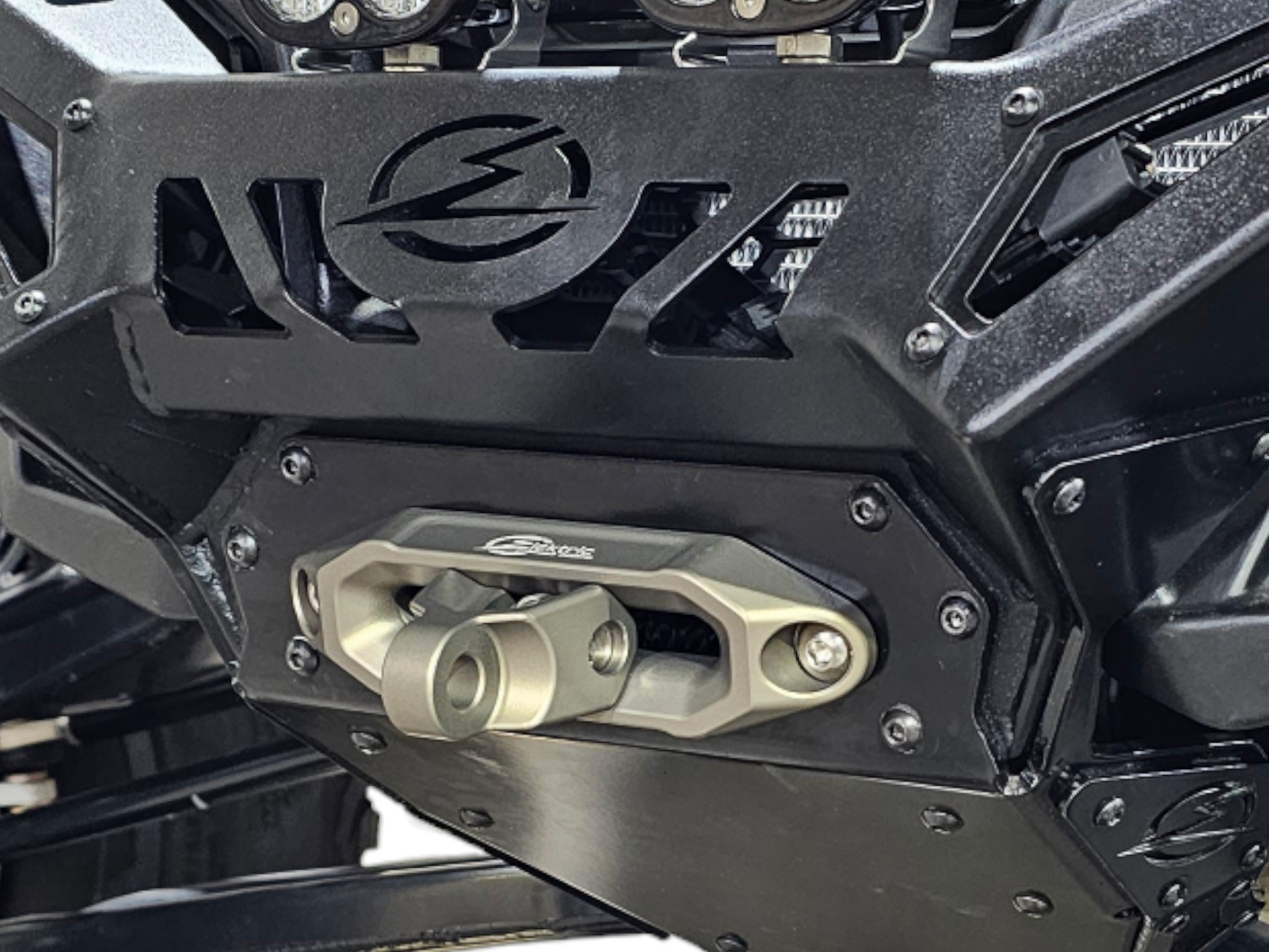 Elektric Offroad Designs UTV Winch Fairlead and Hook (Gunmetal)
