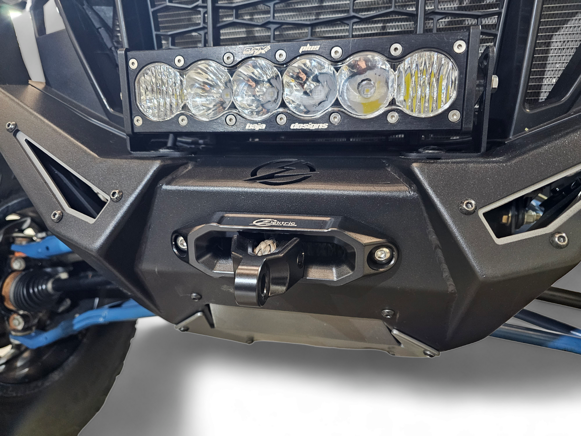 Elektric Offroad Designs UTV Winch Fairlead and Hook (Black)