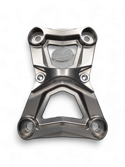 Polaris RZR Pro R / Turbo R Radius Rod Plate with Tow Hook (Gunmetal)
