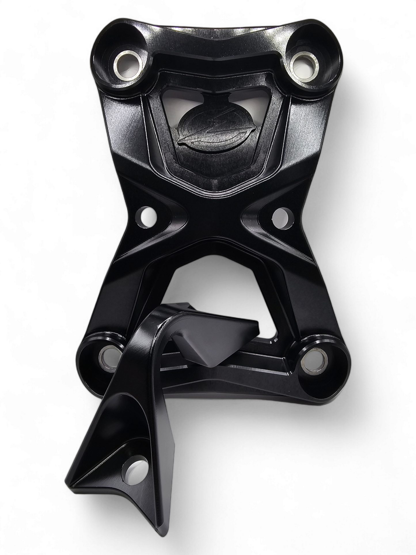 Polaris RZR Pro R / Turbo R Radius Rod Plate with Tow Hook (Black)