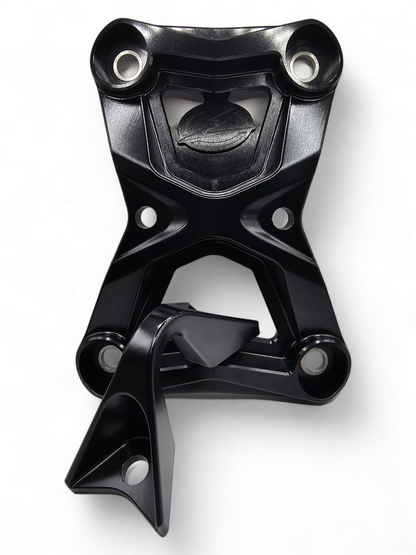 Polaris RZR Pro R / Turbo R Radius Rod Plate with Tow Hook (Black)