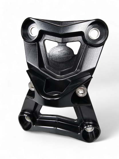 Polaris RZR Pro R / Turbo R Radius Rod Plate with Tow Hook (Black)