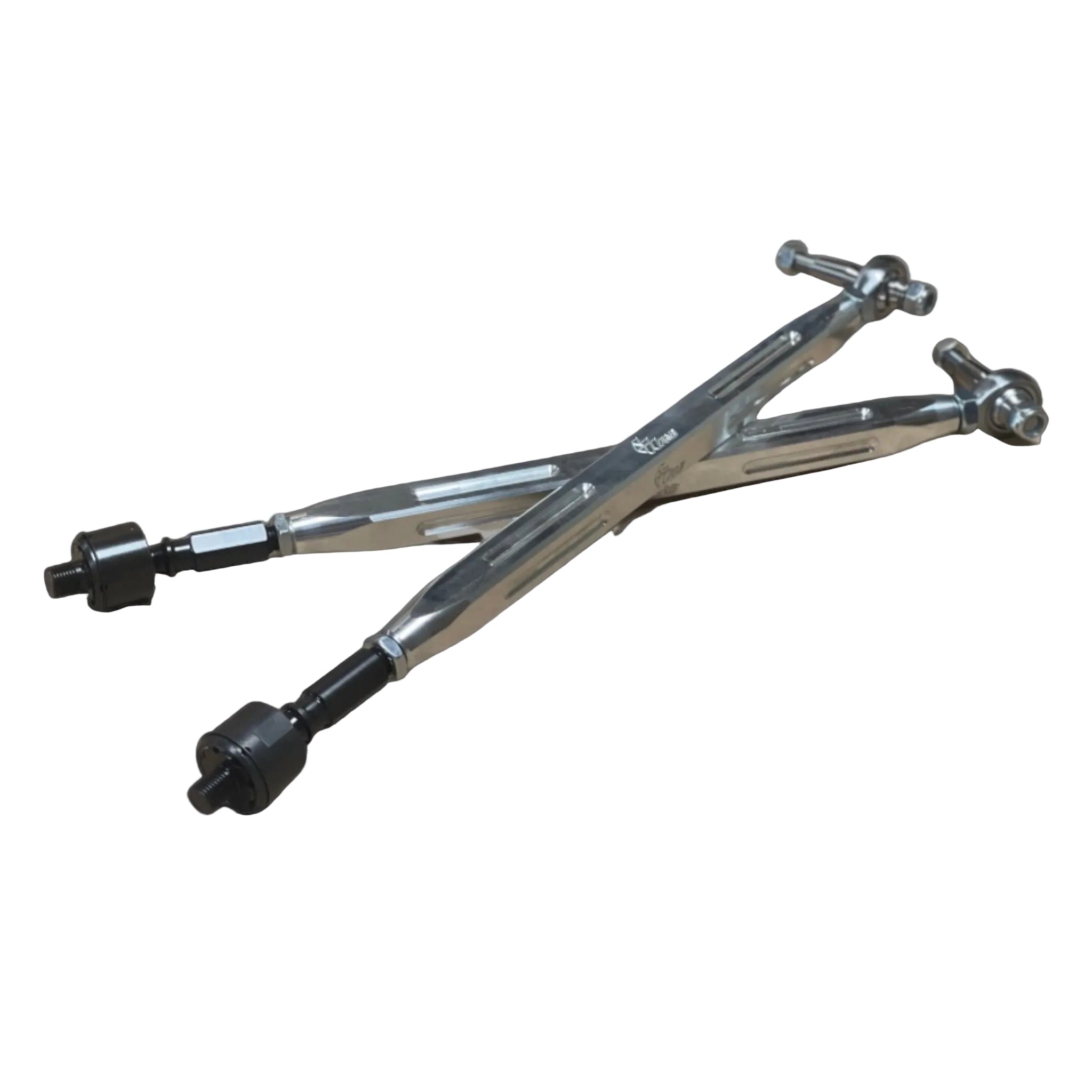 Polaris RZR Pro XP Tie Rods by L&W Fab, front view