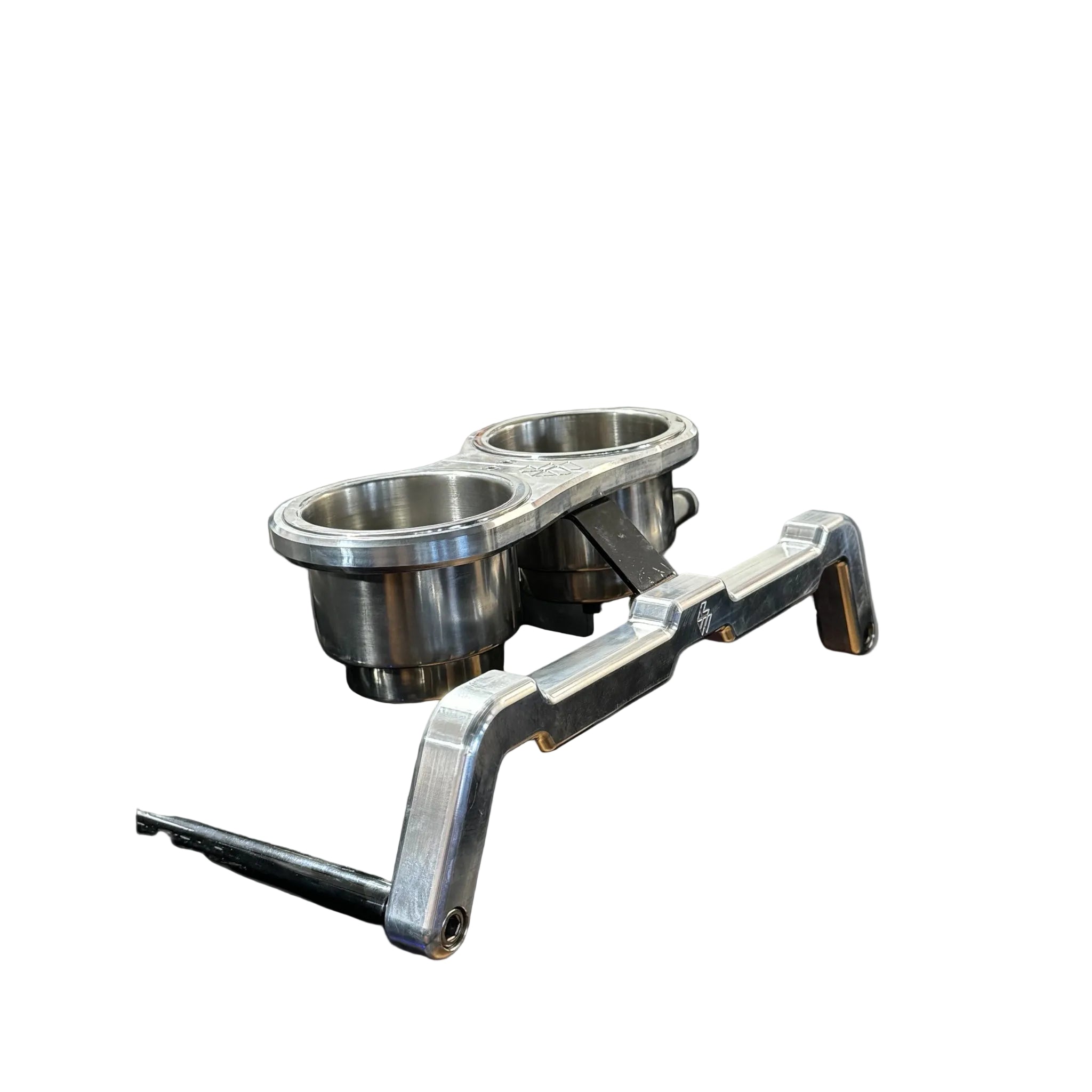 Polaris RZR Pro R / Pro S Pro XP / Turbo R Grab Handle Cup Holder by L&W Fab, front view