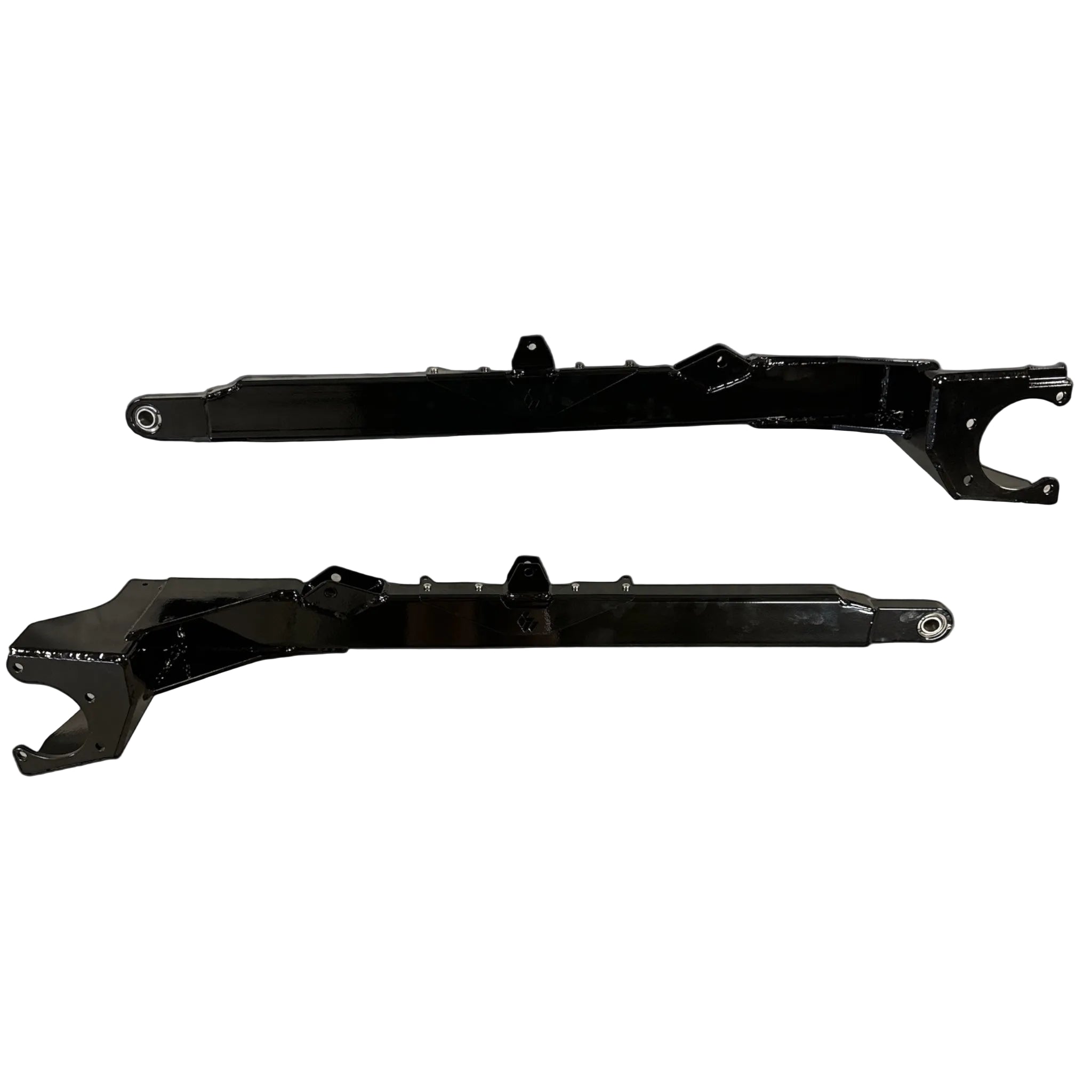 Polaris RZR Pro XP Steel Trailing Arms by L&W Fab, front view