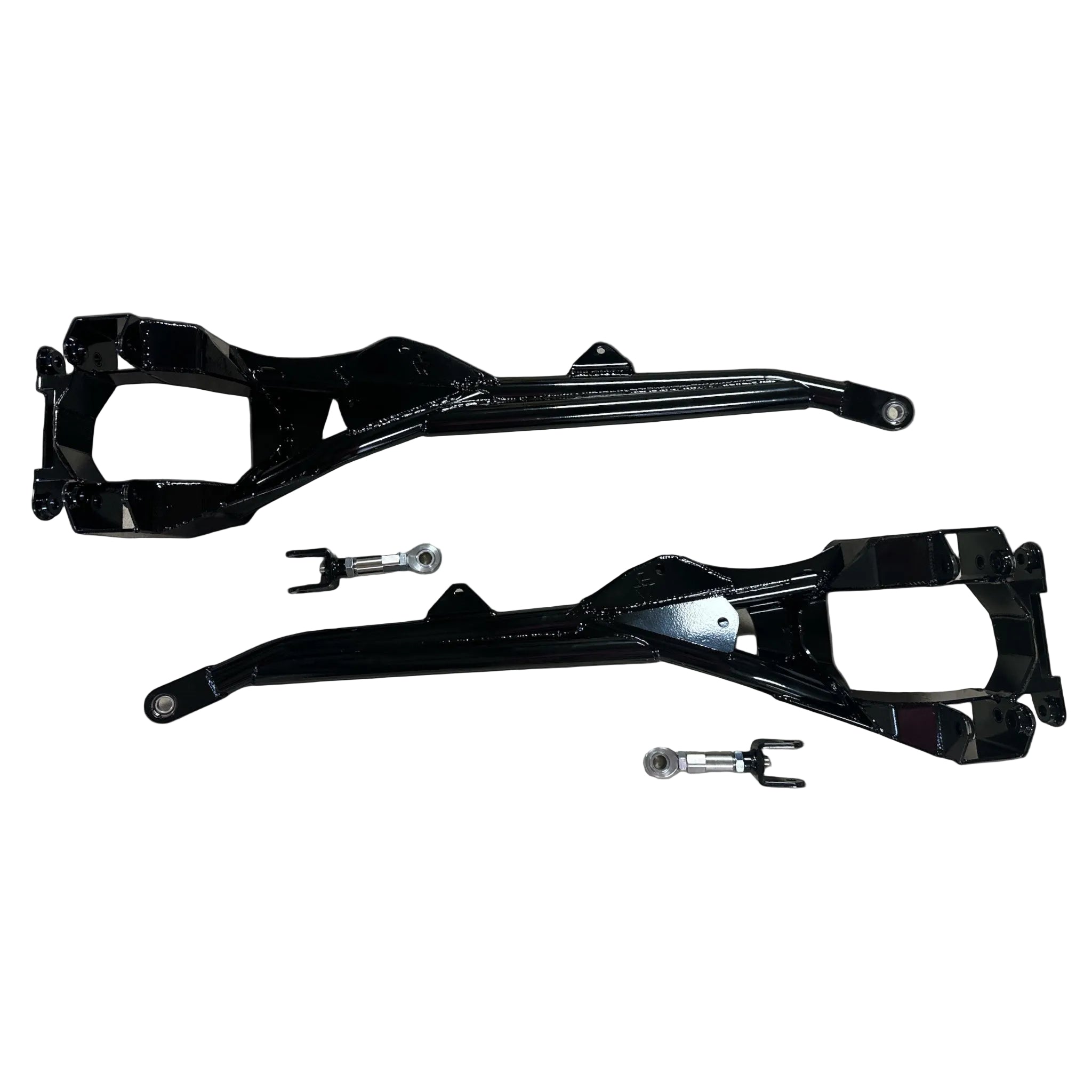 Polaris RZR Pro R Trailing Arms by L&W Fab, front view