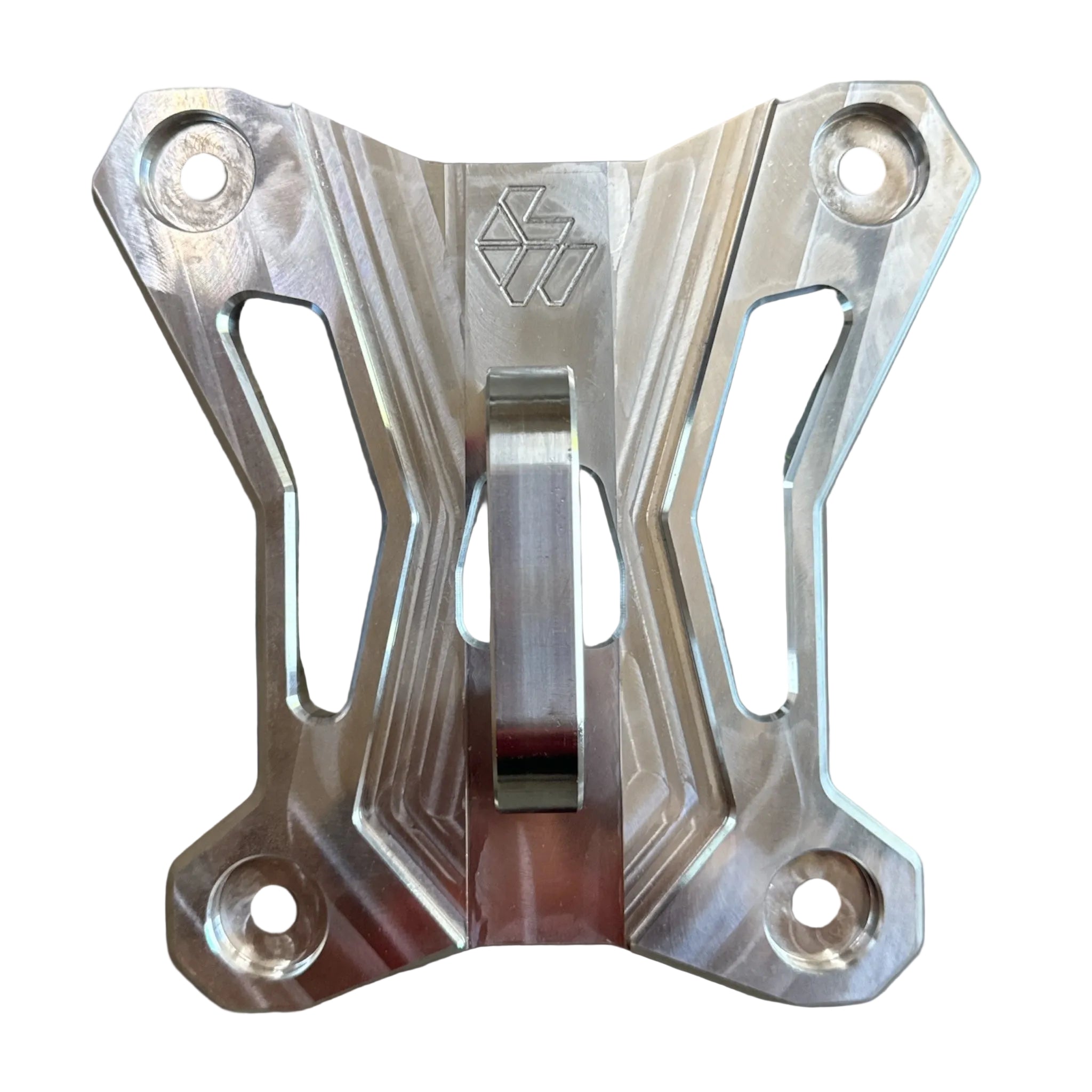 Polaris RZR Pro XP Radius Rod Plate by L&W Fab, front view