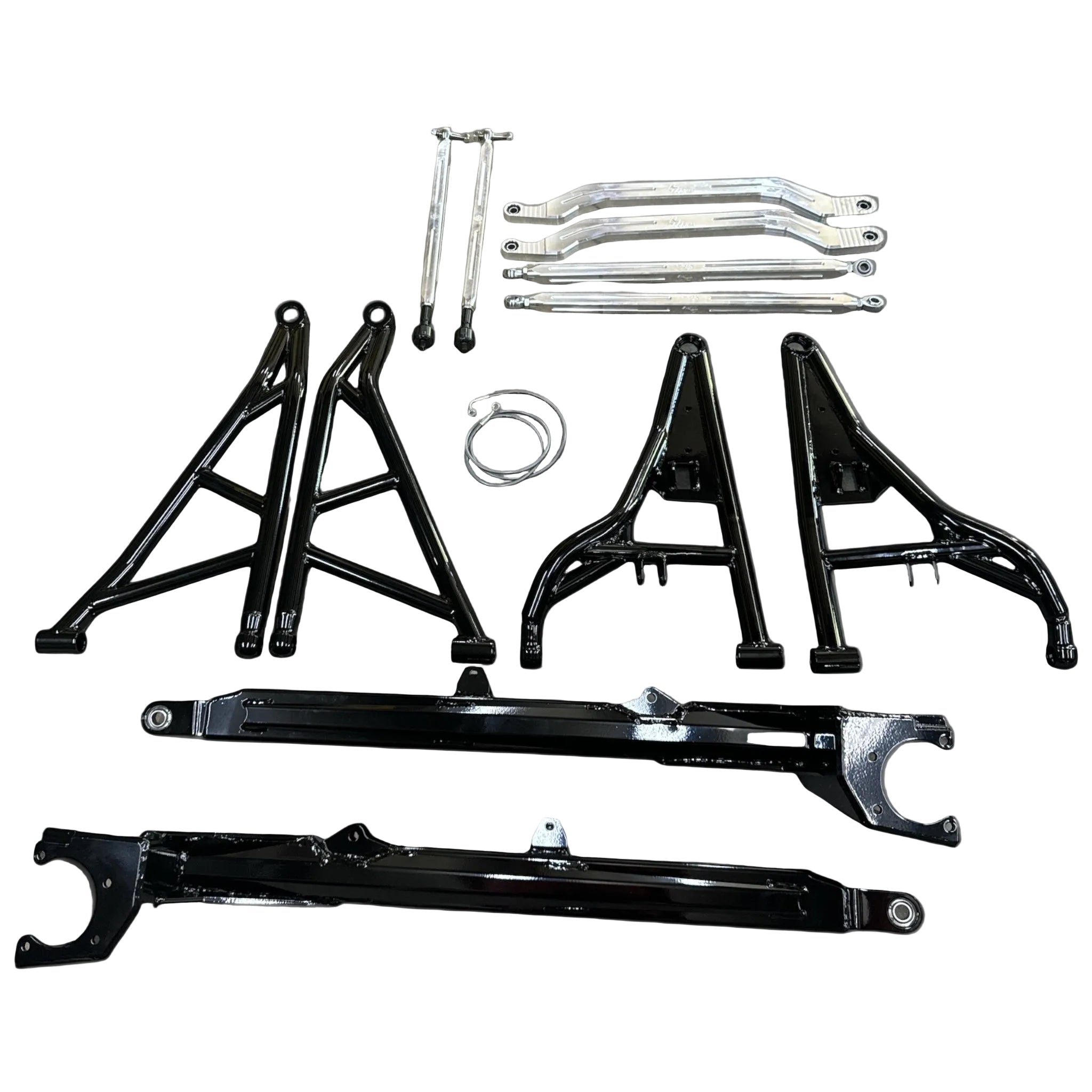 Polaris RZR XP 1000 / Turbo Long Travel Kit by L&W Fab, front view