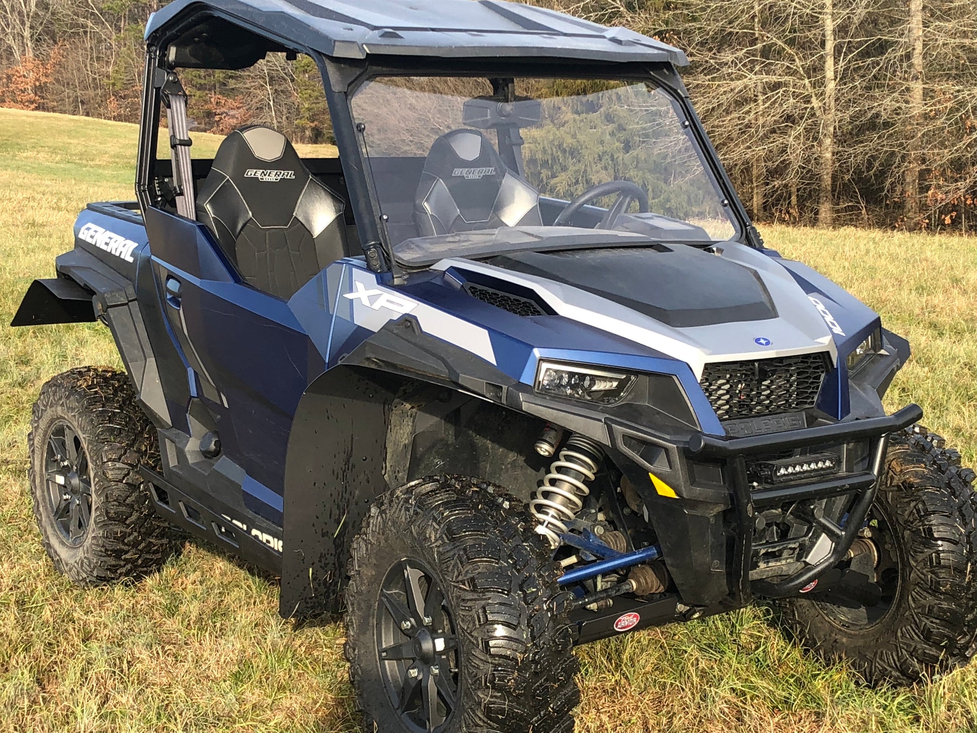 Polaris General Full Front Windshield Trail Armor