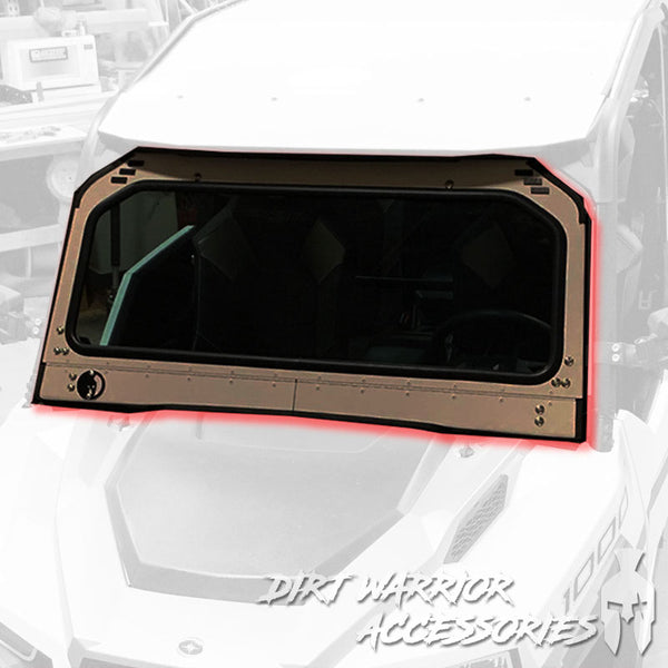 Polaris General Glass Front Windshield Dirt Warrior Accessories
