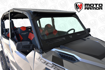 Polaris General Vented Full Glass Windshield Moto Armor