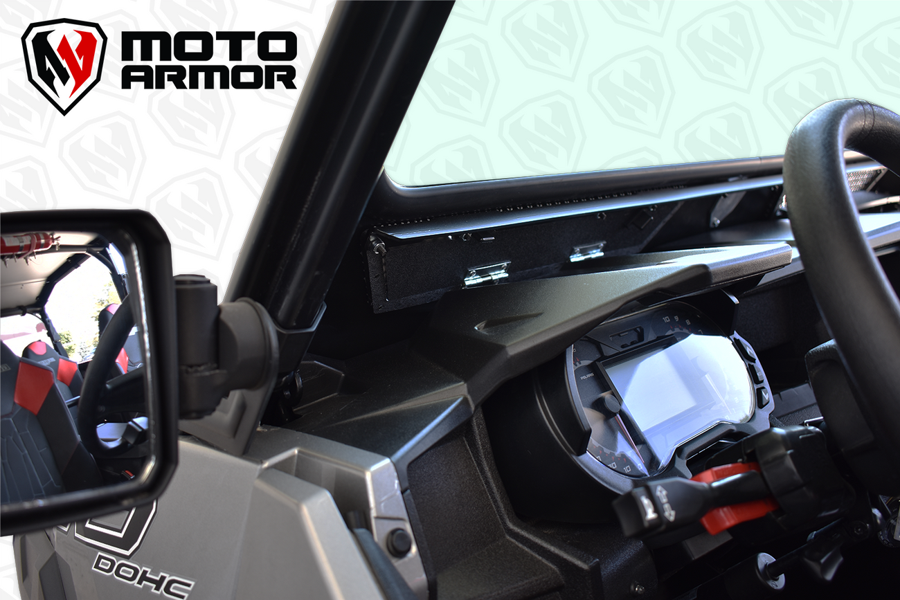 Polaris General Vented Full Glass Windshield Moto Armor