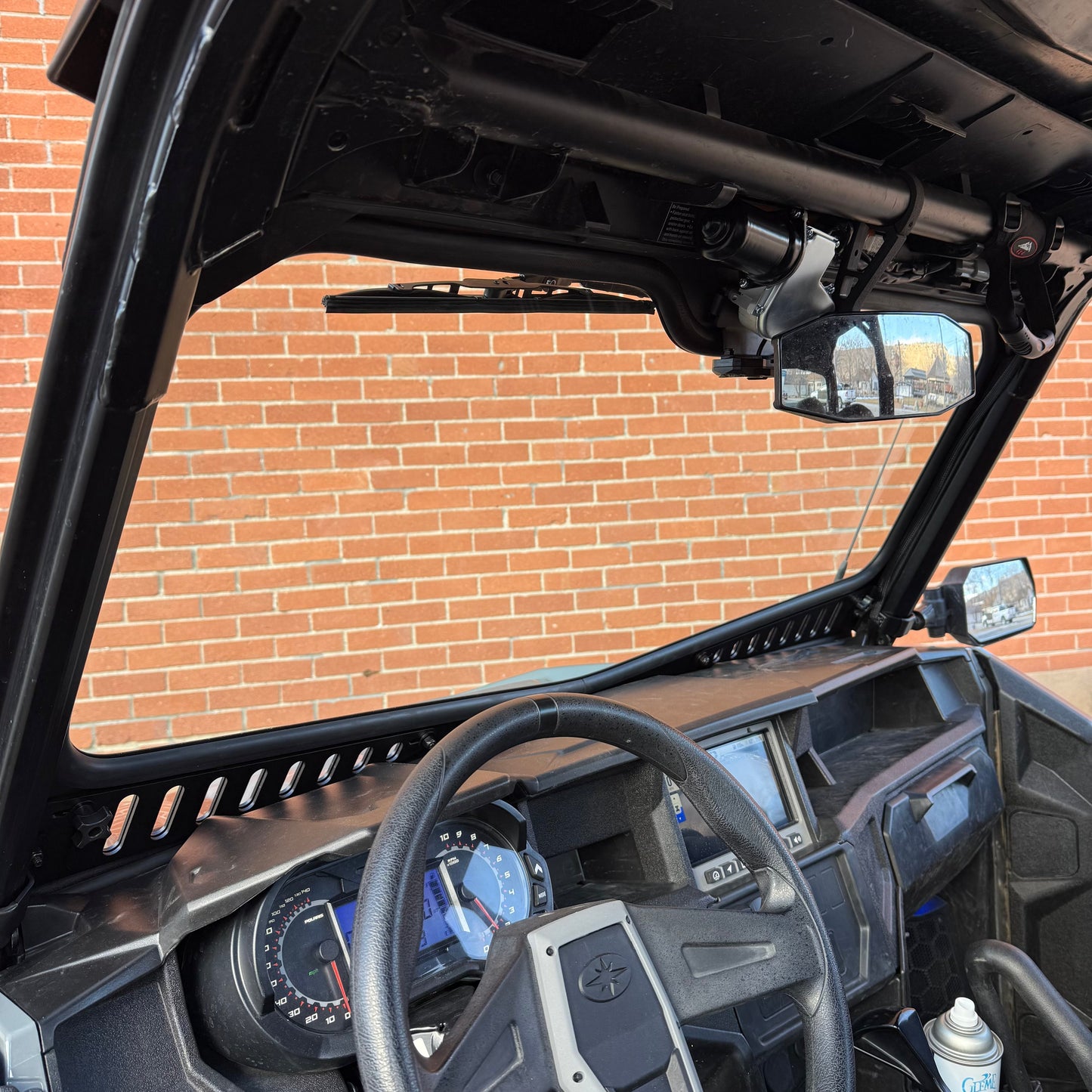 Polaris General Vented Glass Windshield 2.0 Bent Metal Off-Road