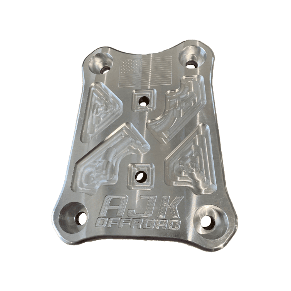 Polaris Pro R / Turbo R Billet Radius Rod Plate AJK Offroad