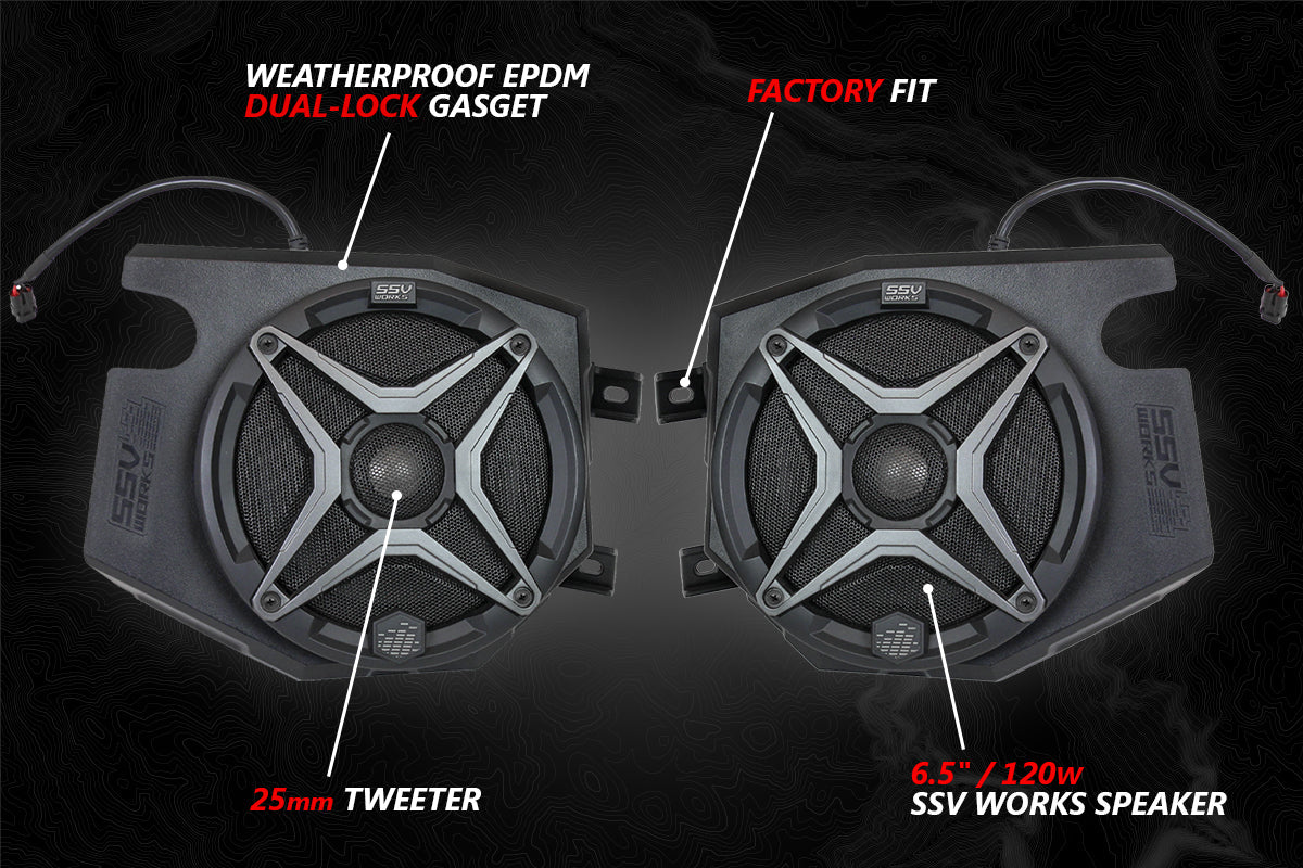 Polaris RZR (2014-2023) A-Spec 5 Speaker Kit SSV Works