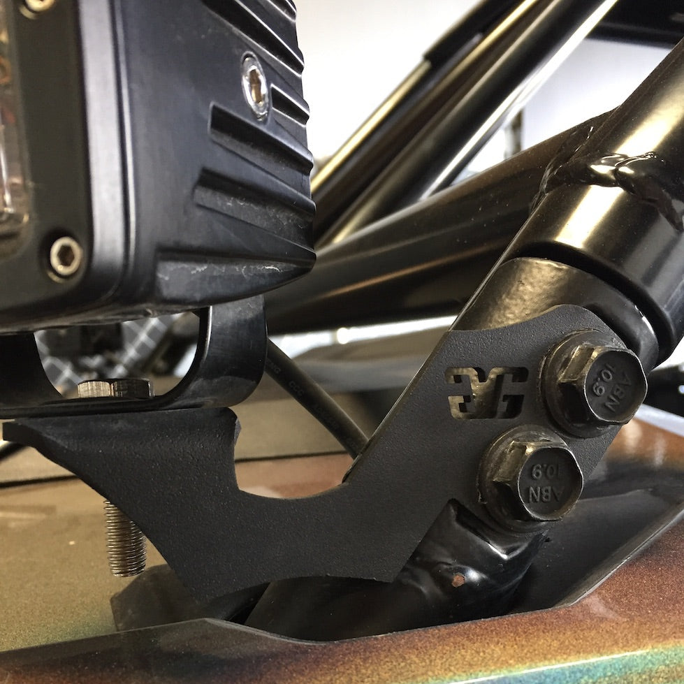 Polaris RZR A-Pillar Light Pod Mounting Brackets GGLighting