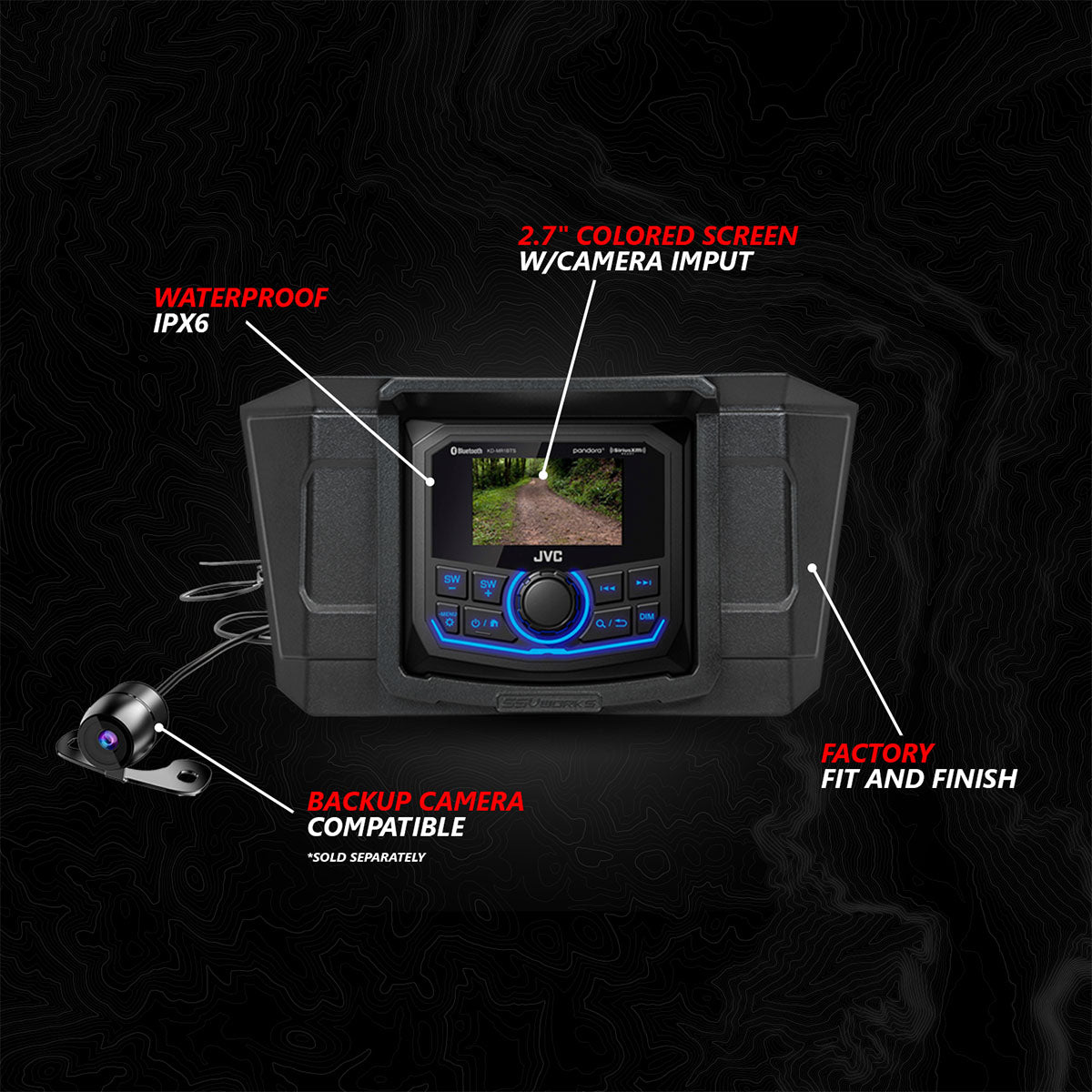Polaris RZR Pro (2020-2024) K-Spec 5 Speaker System SSV Works
