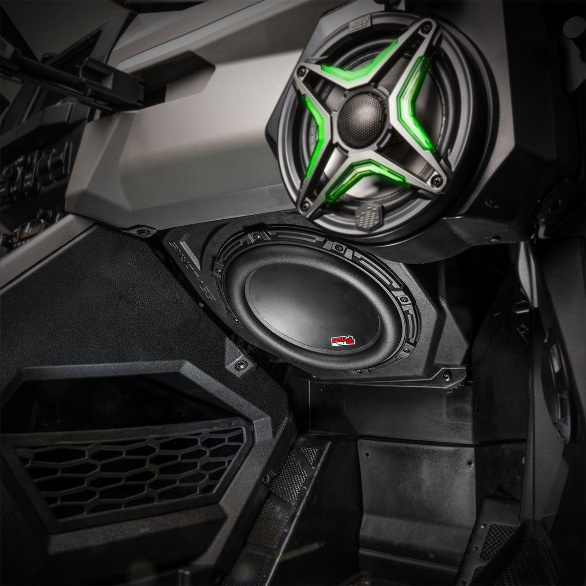 Polaris RZR Pro (2020-2024) Under Dash 10" Subwoofer Enclosure SSV Works