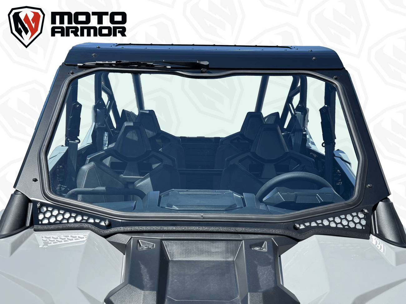 Polaris RZR Pro Max Visibility Full Glass Windshield Moto Armor