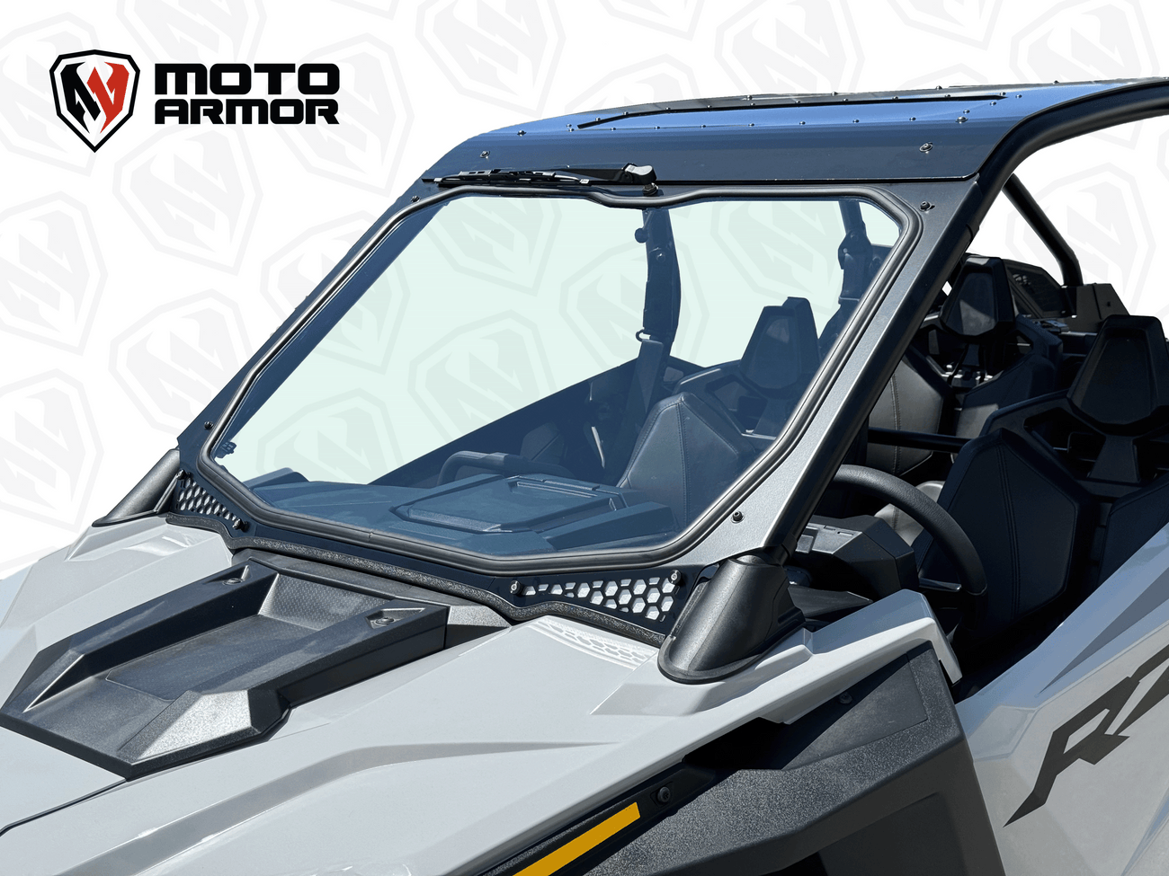 Polaris RZR Pro Max Visibility Full Glass Windshield Moto Armor
