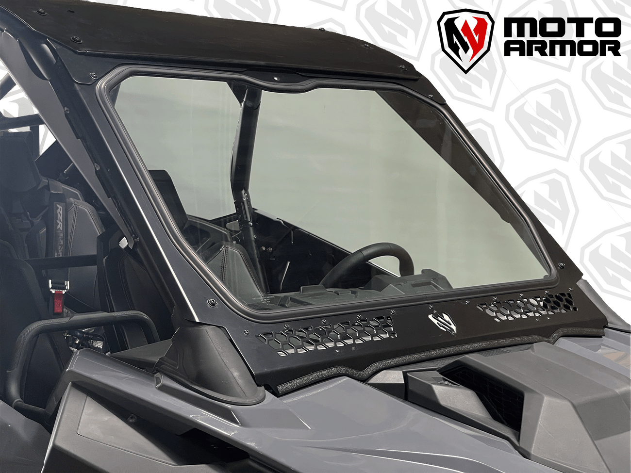 Polaris RZR Pro R (2022-2024) 4-Seat Full Glass Windshield Moto Armor