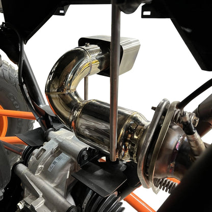 Polaris RZR Pro R 3" Muffler Delete Race Pipe RPM Powersports