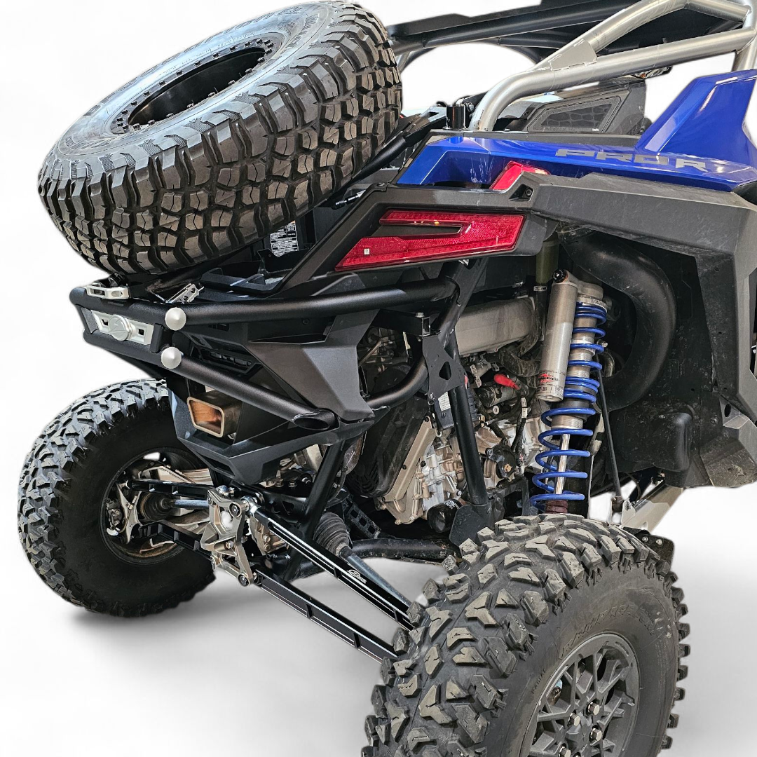 Polaris RZR Pro R Amp Tire Rack Rear Bumper
