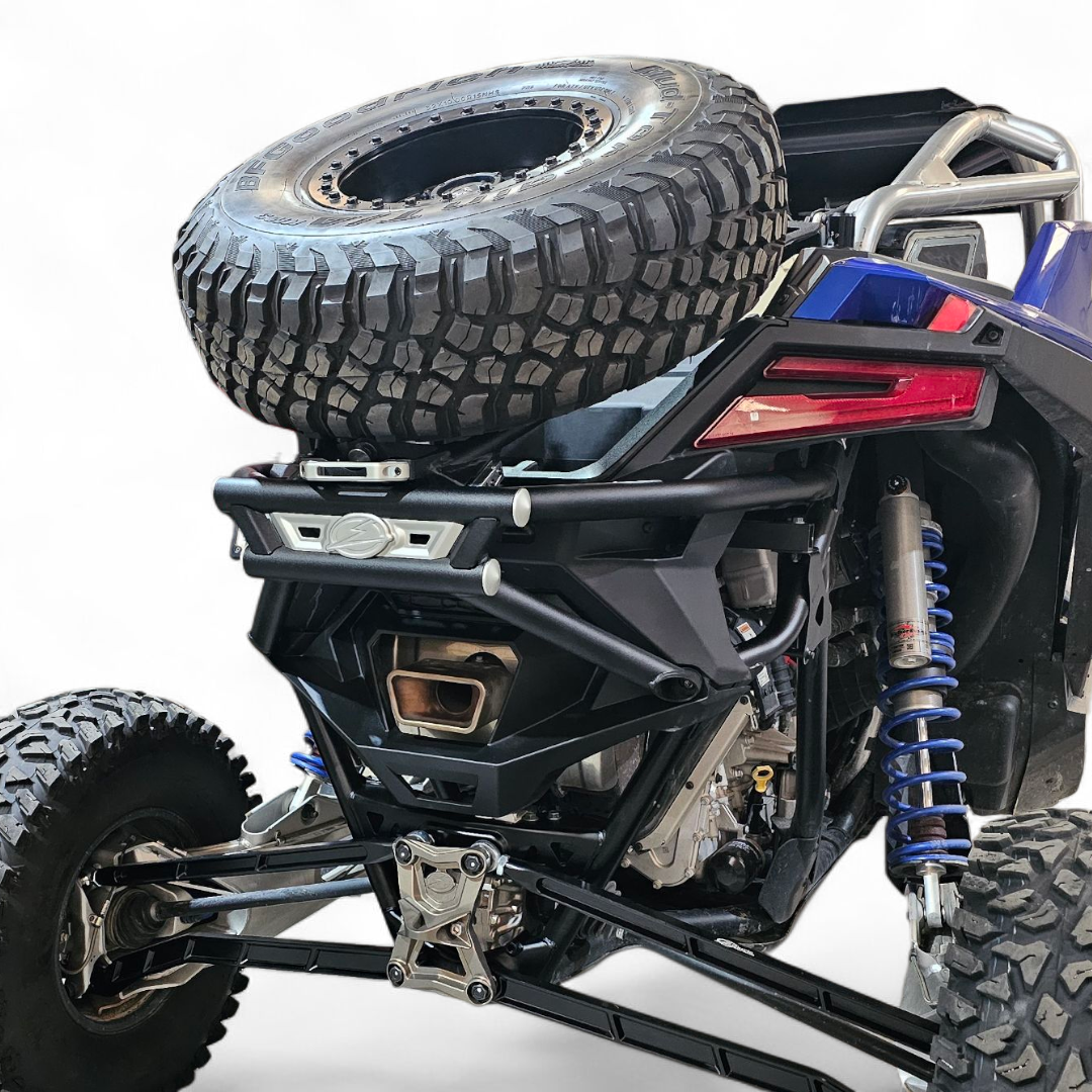 Polaris RZR Pro R Amp Tire Rack Rear Bumper