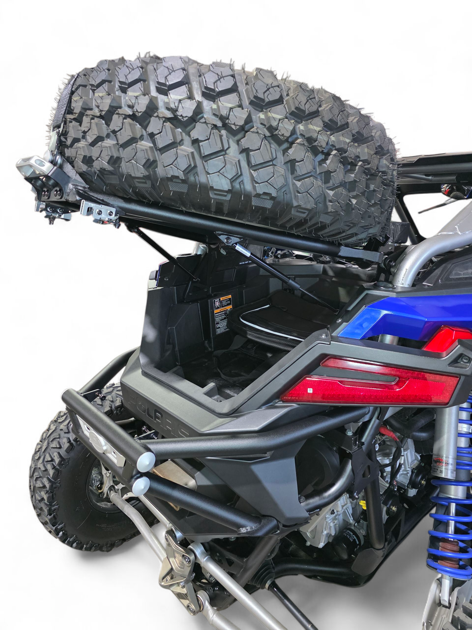 Polaris RZR Pro R Amp Tire Rack Rear Bumper