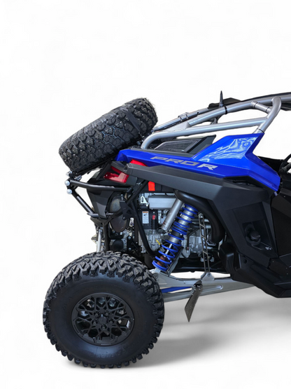 Polaris RZR Pro R Amp Tire Rack Rear Bumper