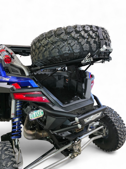 Polaris RZR Pro R Amp Tire Rack Rear Bumper