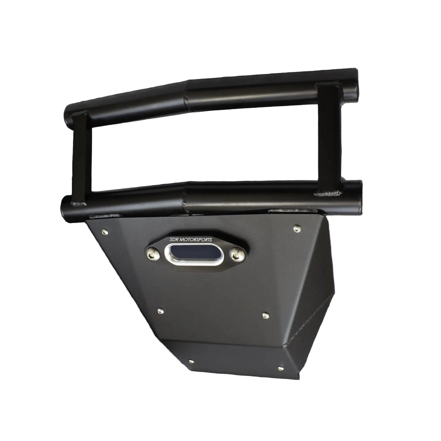 Polaris RZR Pro R/Pro S/Turbo R Double Tube Front Bumper with Winch Mount Front Angle View