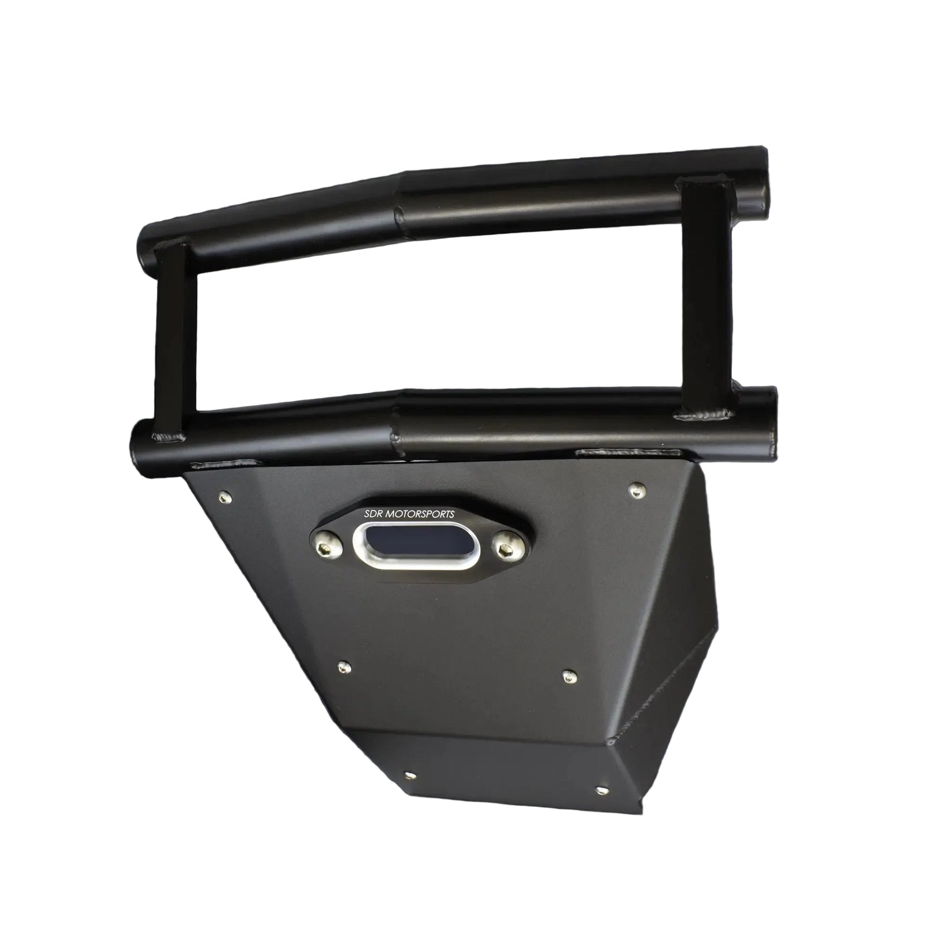 Polaris RZR Pro R/Pro S/Turbo R Double Tube Front Bumper with Winch Mount Front Angle View
