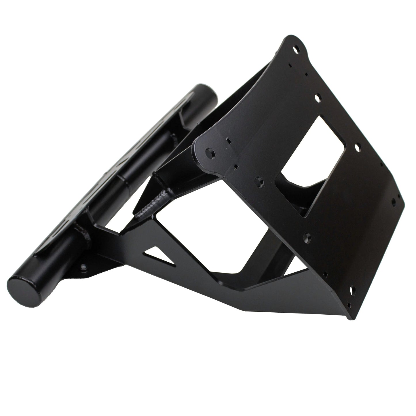 Polaris RZR Pro R/Pro S/Turbo R Single Tube Front Bumper with Winch Mount Back Angle