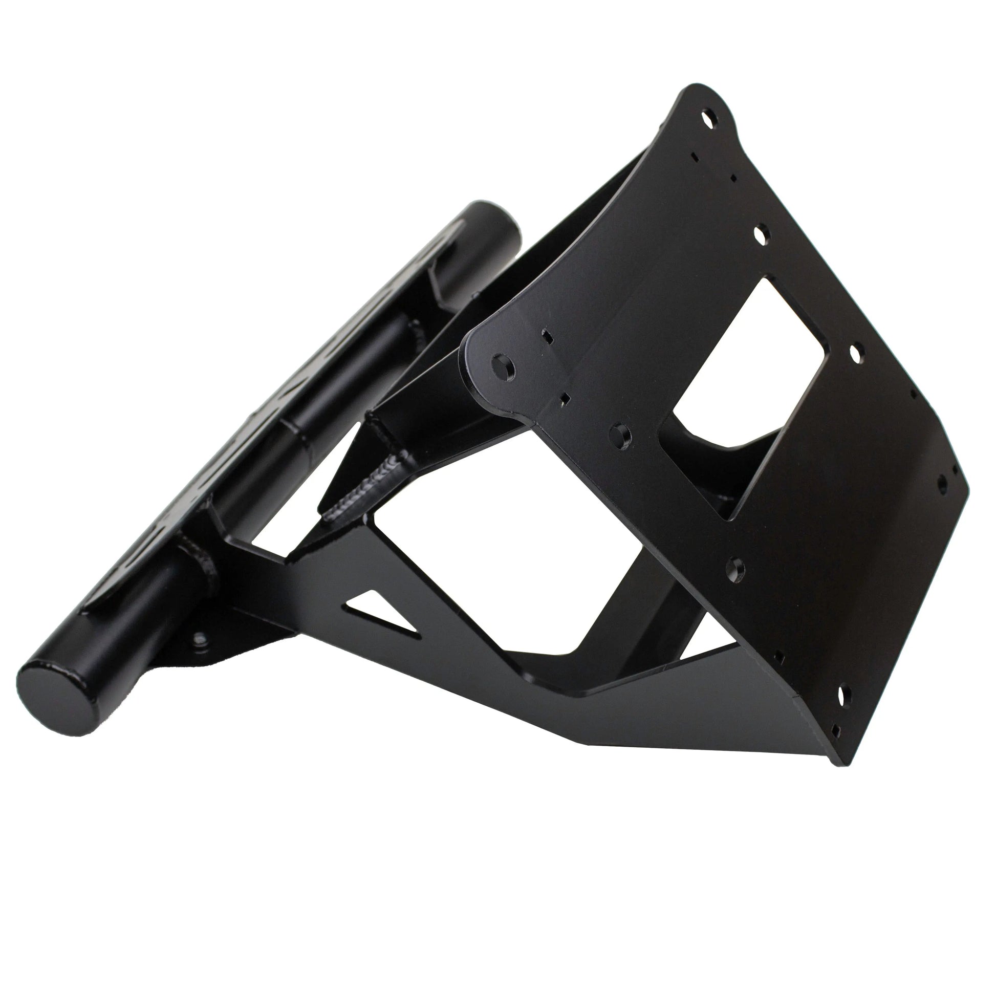 Polaris RZR Pro R/Pro S/Turbo R Single Tube Front Bumper with Winch Mount Back Angle