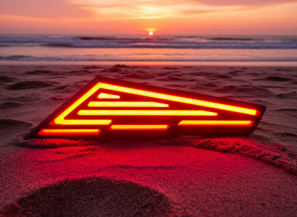 Polaris RZR Pro R / Pro XP / Turbo R Billet LED Tail Light Marshin Whips