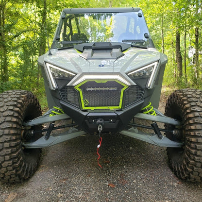 Polaris RZR Pro R / Pro XP / Turbo R Front Grille with Light Bar L&W Fab