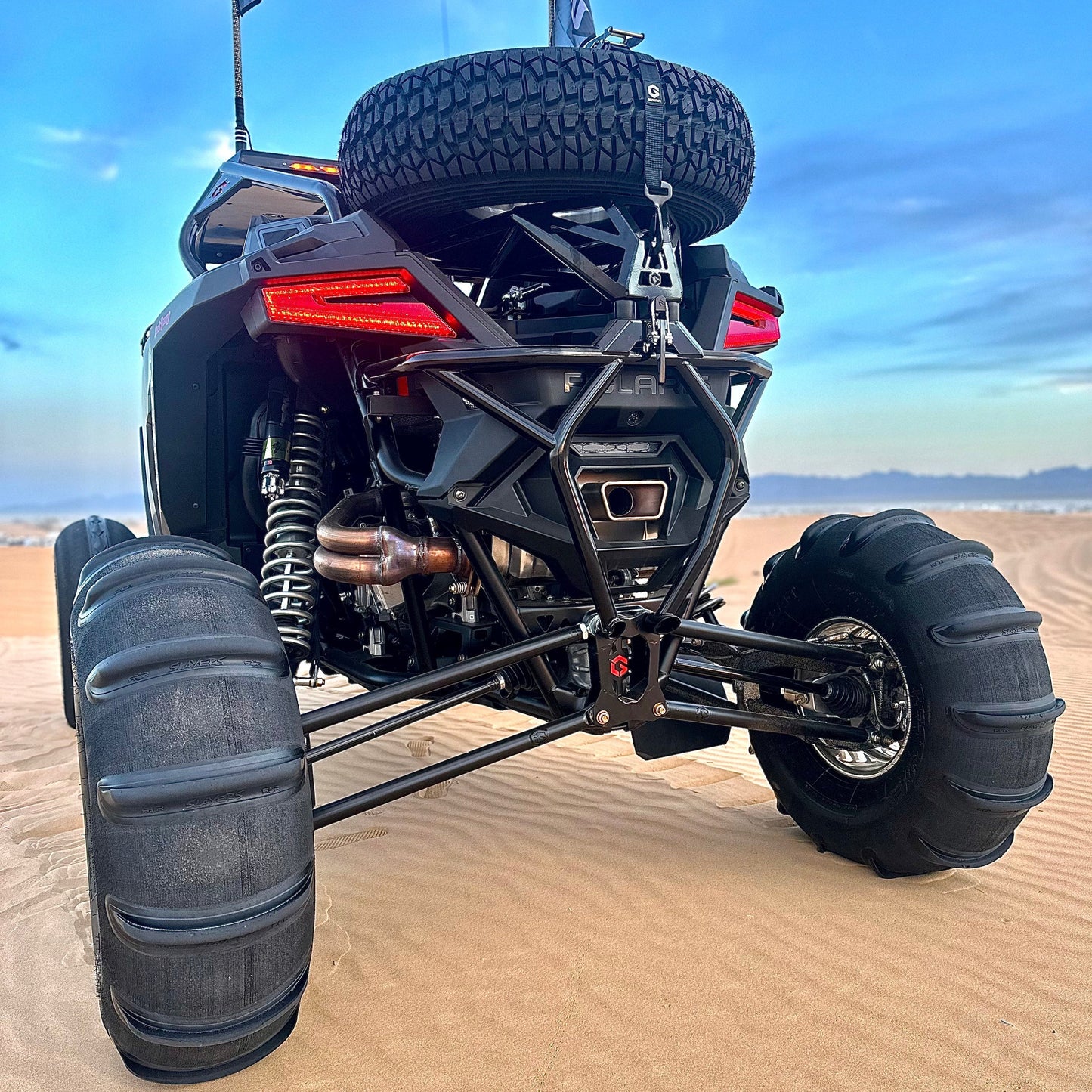 Polaris RZR Pro R Rear Bumper Tire Carrier Geiser Performance