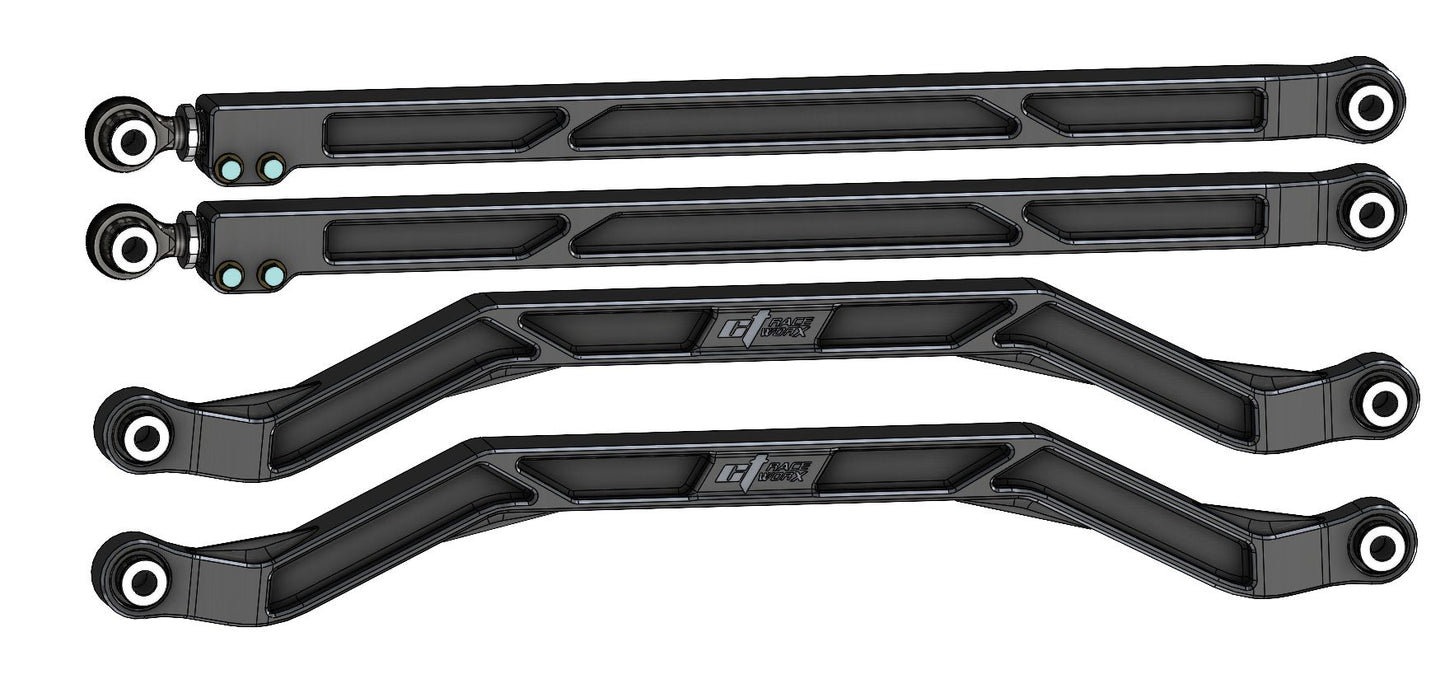 Polaris RZR Pro R / Turbo R Billet Radius Rods CT Race Worx