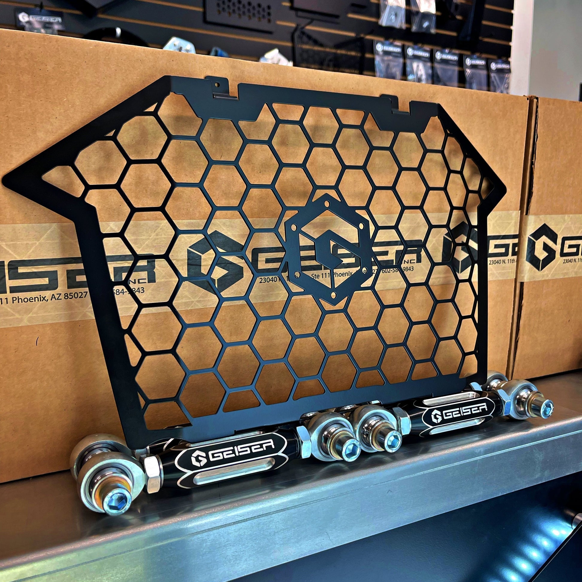 Polaris RZR Pro R / Turbo R Front Grille Geiser Performance
