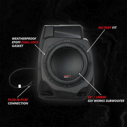 Polaris RZR Pro Ride Command (2020-2024) V-Spec 5 Speaker System SSV Works