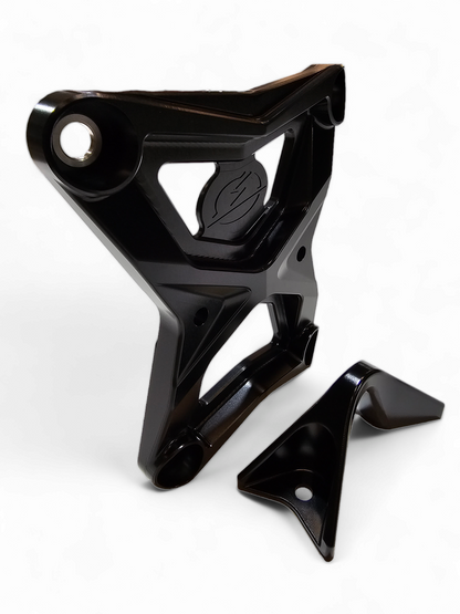 Polaris RZR Pro XP Radius Rod Plate with Tow Hook (Black)