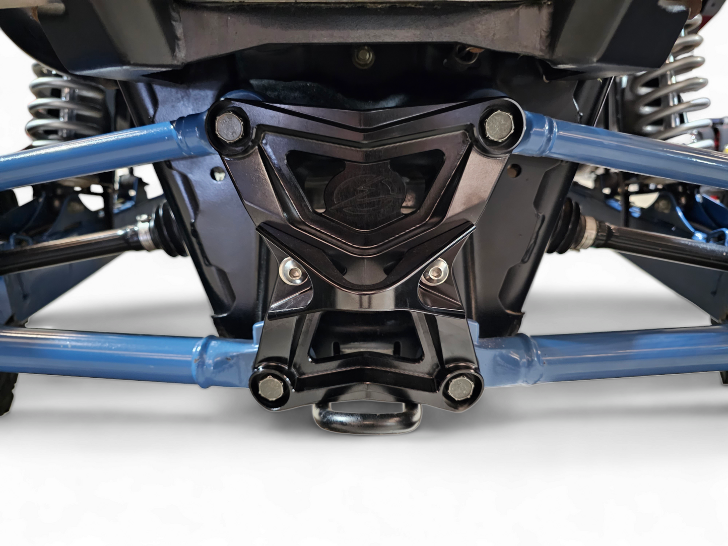Polaris RZR Pro XP Radius Rod Plate with Tow Hook (Black)