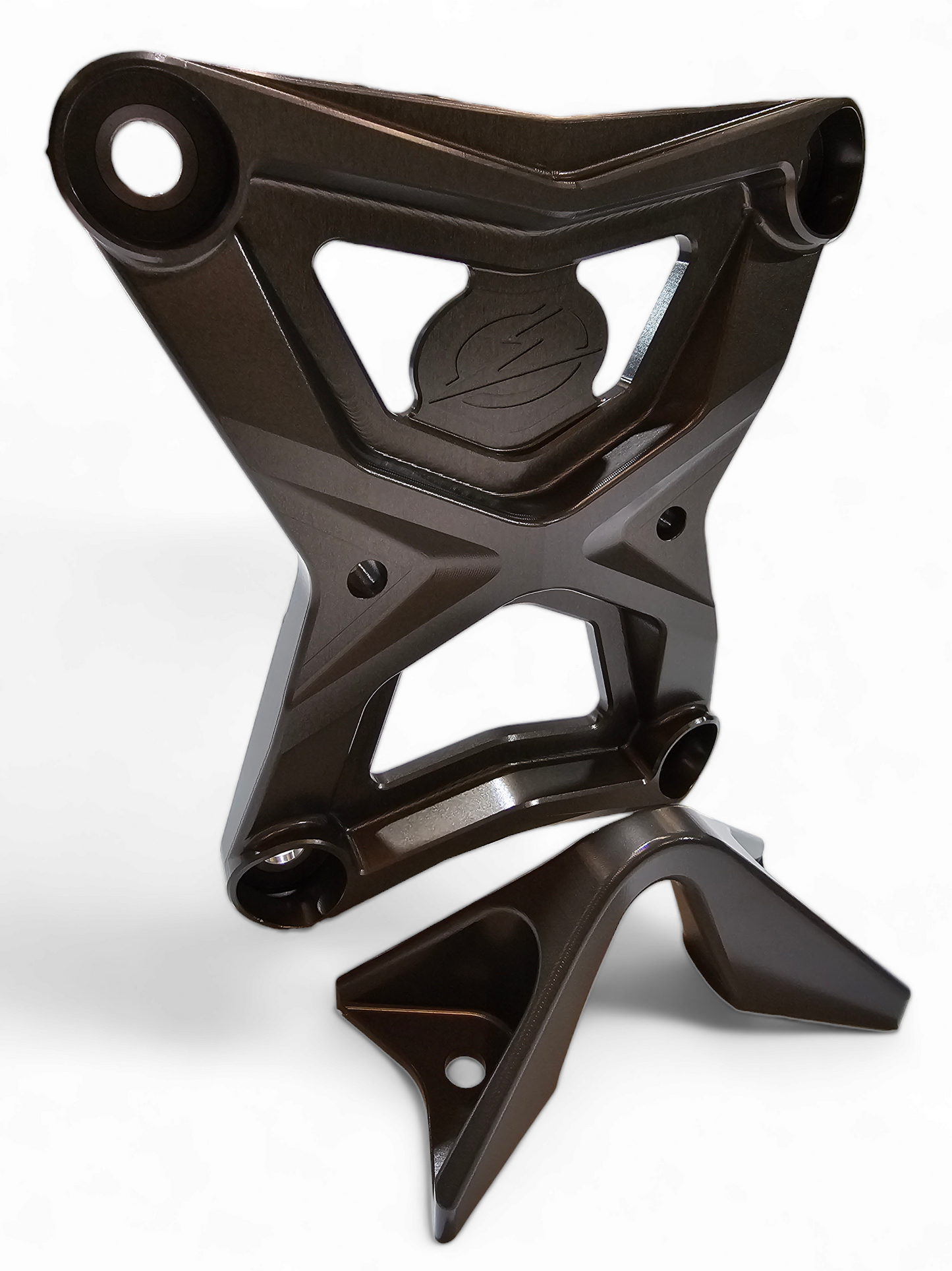 Polaris RZR Pro XP Radius Rod Plate with Tow Hook (Gunmetal)